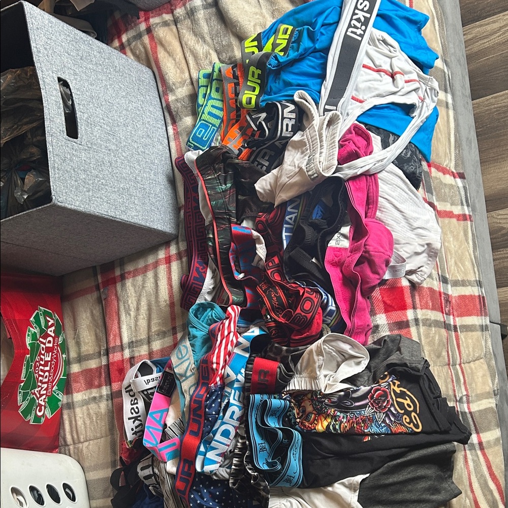 34 PAIR UNDERWEAR LOT! Andrew Christian, N2N, Under Armour